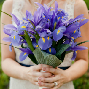 Iris Wedding Bouquet
